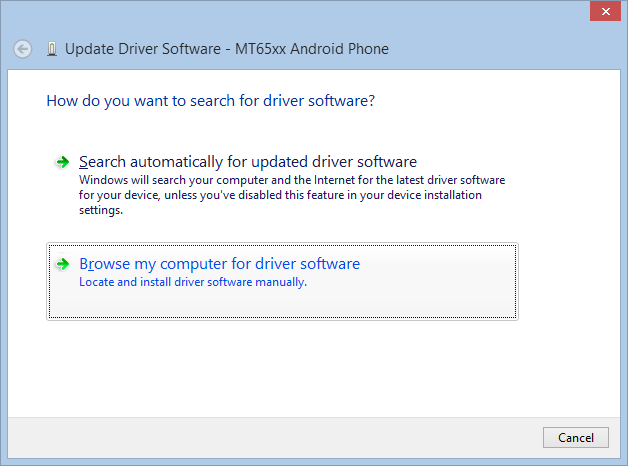   Mt65xx Android Phone  Windows 7 -  2